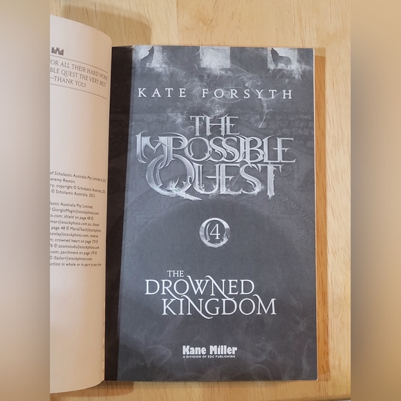 The Impossible Quest Series Books Lot of 4 PB books by Kate Forsyth #1-4 VG Cond - Picture 6 of 12